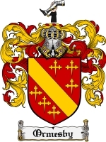 Ormesby Family Crest / Coat of Arms JPG or PDF Image Download