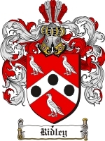 Ridley Family Crest / Coat of Arms JPG or PDF Image Download - Coat of Arms