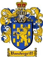 Vandergriff Family Crest / Coat Of Arms JPG Or PDF Image Download ...