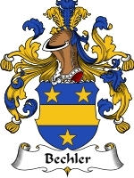 Bechler Family Crest / Coat of Arms JPG or PDF Image Download