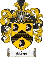 Blacre Family Crest / Coat of Arms JPG or PDF Image Download