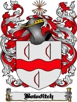 Bowditch Family Crest / Coat of Arms JPG or PDF Image Download