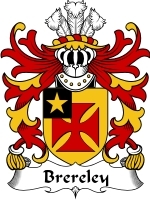 Brereley Family Crest / Coat of Arms JPG or PDF Image Download