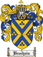 Brochain Family Crest / Coat of Arms JPG or PDF Image Download