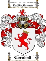 4crests - Cornhall family crest / coat of arms jpg or pdf image download