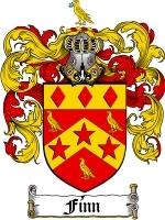 Finn Family Crest / Coat of Arms JPG or PDF Image Download