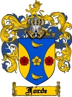 Forde Family Crest / Coat of Arms JPG or PDF Image Download