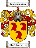 Hawkerston Family Crest / Coat of Arms JPG or PDF Image Download