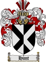 Hunt Family Crest / Coat of Arms JPG or PDF Image Download - Coat of Arms