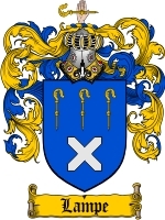 Lampe Family Crest / Coat of Arms JPG or PDF Image Download
