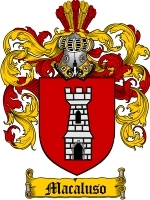 Macaluso Family Crest / Coat of Arms JPG or PDF Image Download