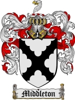 Middleton Family Crest / Coat of Arms JPG or PDF Image Download - Coat ...