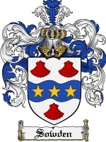 Sowden Family Crest / Coat of Arms JPG or PDF Image Download