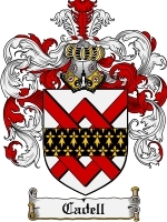 Cadell Family Crest / Coat of Arms JPG or PDF Image Download