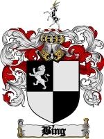 Bing Family Crest / Coat of Arms JPG or PDF Image Download
