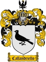 Callandriello Family Crest / Coat of Arms JPG or PDF Image Download