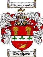 Dreghorn Family Crest / Coat of Arms JPG or PDF Image Download