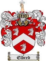 Eldred Family Crest / Coat of Arms JPG or PDF Image Download