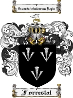 Forrestal Family Crest / Coat of Arms JPG or PDF Image Download