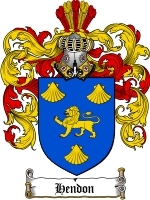 Hendon Family Crest / Coat of Arms JPG or PDF Image Download