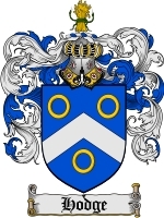 Hodge Family Crest / Coat of Arms JPG or PDF Image Download - Coat of Arms