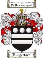 Hungerford Family Crest / Coat of Arms JPG or PDF Image Download