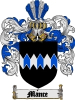 Mance Family Crest / Coat of Arms JPG or PDF Image Download