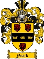 Noack Family Crest / Coat of Arms JPG or PDF Image Download