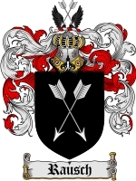 Rausch Family Crest / Coat of Arms JPG or PDF Image Download - Coat of Arms