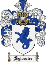 Sylvester Family Crest / Coat of Arms JPG or PDF Image Download