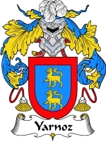 Yarnoz Family Crest / Coat of Arms JPG or PDF Image Download