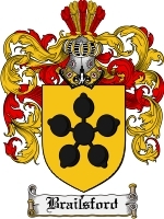 Brailsford Family Crest / Coat of Arms JPG or PDF Image Download