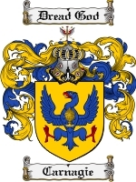 Carnagie Family Crest / Coat of Arms JPG or PDF Image Download