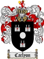 Carlyon Family Crest / Coat of Arms JPG or PDF Image Download