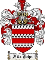 Fitz'John Family Crest / Coat of Arms JPG or PDF Image Download - Coat ...