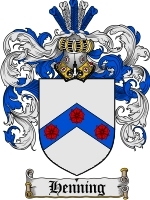 Henning Family Crest / Coat of Arms JPG or PDF Image Download