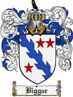 Biggar Family Crest / Coat of Arms JPG or PDF Image Download