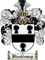 Blenkinsop Family Crest / Coat of Arms JPG or PDF Image Download