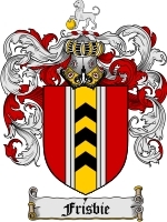 Frisbie Family Crest / Coat of Arms JPG or PDF Image Download
