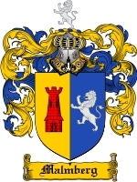 Malmberg Family Crest / Coat of Arms JPG or PDF Image Download