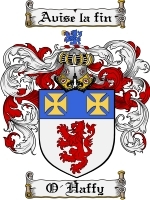 O'Haffy Family Crest / Coat of Arms JPG or PDF Image Download