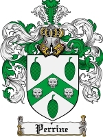 Perrine Family Crest / Coat of Arms JPG or PDF Image Download - Coat of ...