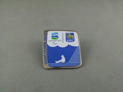 Primary image for 2010 Winter Olympic Games Pin - Sledge Hockey Pin - RBC Sponsor Pin