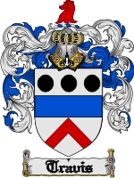 Travis Family Crest / Coat of Arms JPG or PDF Image Download - Coat of Arms