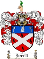 Berrill Family Crest / Coat of Arms JPG or PDF Image Download