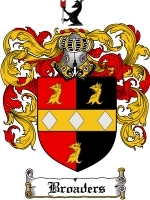 Broaders Family Crest / Coat of Arms JPG or PDF Image Download