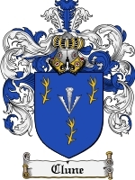 Clune Family Crest / Coat of Arms JPG or PDF Image Download