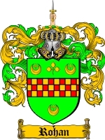 Rohan Family Crest / Coat of Arms JPG or PDF Image Download - Coat of Arms