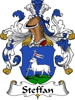 Steffan Family Crest / Coat of Arms JPG or PDF Image Download
