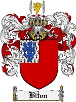 Biton Family Crest / Coat of Arms JPG or PDF Image Download